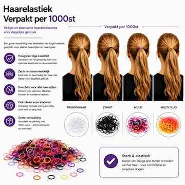 HAARELASTIEK a 1000st