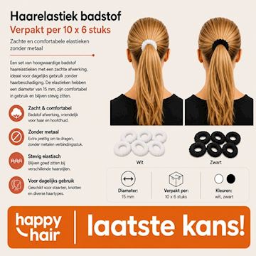 HAARELASTIEK BADSTOF 10x6st*