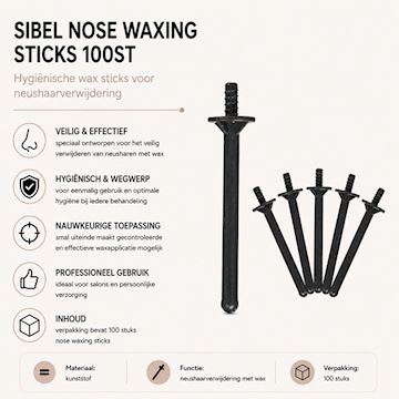 SIBEL NOSE WAXING STICKS 100st P003883