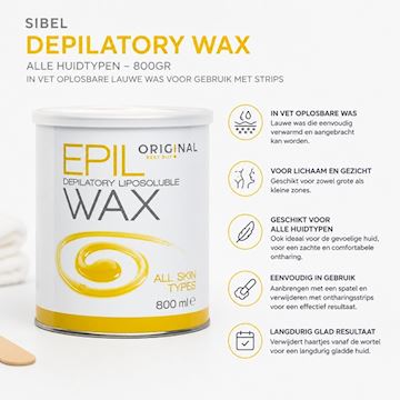 SIBEL DEPILATORY WAX ALLE HUIDTYPEN 800gr P000602