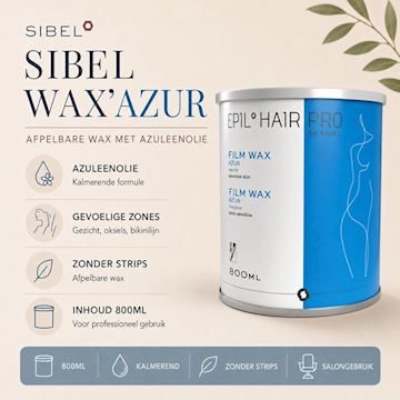 SIBEL WAX'AZUR AFPELBARE WAX 800ml P000325