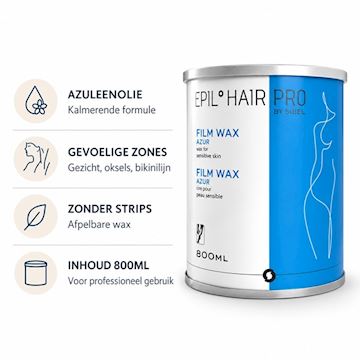 SIBEL WAX'AZUR AFPELBARE WAX 800ml P000325