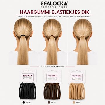 EFALOCK HAARGUMMI ELASTIEKJES DIK PER 10st