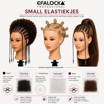 EFALOCK RASTA HAARGUMMI ELASTIEKJES SMALL PER 100st