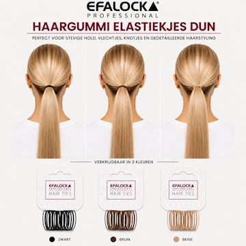EFALOCK HAARGUMMI ELASTIEKJES PER 10st