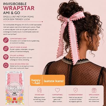 INVISIBOBBLE FLORES & BLOOM WRAPSTAR AMI & GO*