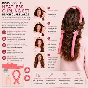 INVISIBOBBLE HEATLESS CURLING SET "BEACH CURLS LARGE"