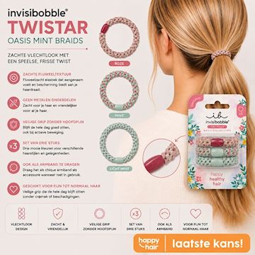 INVISIBOBBLE TWISTAR OASIS MINT BRAIDS*