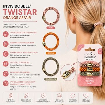 INVISIBOBBLE TWISTAR ORANGE AFFAIR