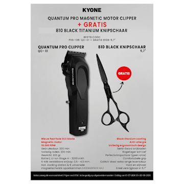 KYONE SET TONDEUSE QUANTUM PRO & 810B 5,7" SCHAAR (KW3)