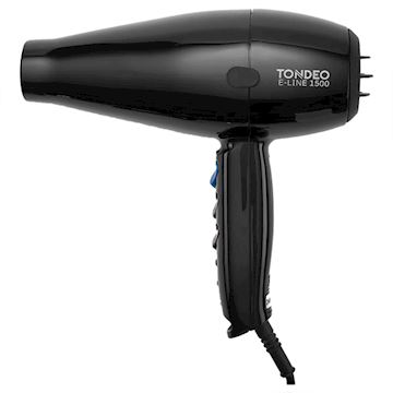 TONDEO FOHN E-LINE 1500 PROFI ZWART INCL. DIFFUSER 3178