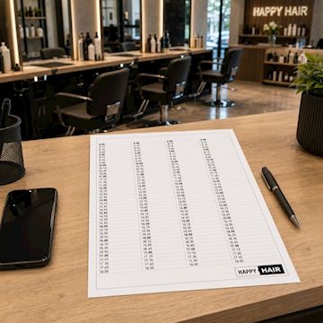 AFSPRAAKBLADEN 4 RIJ 250 st (MOD.10) 15min