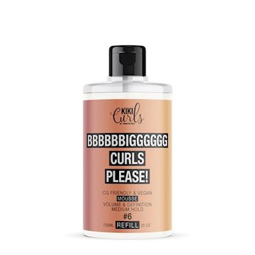 KIKI CURLS NR.6 MOUSSE "BBBBBBIGGGGGG CURLS PLEASE!" 750ml