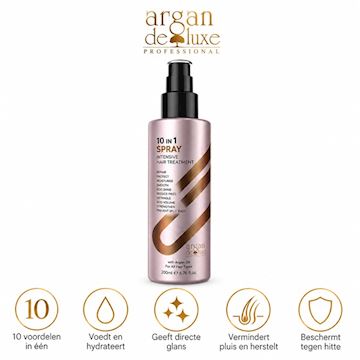 ARGAN DE LUXE 10 IN 1 SPRAY INTENSIVE HAIR TREATMENT 200ml