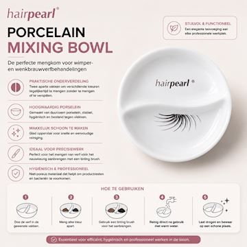 HAIRPEARL PORCELAIN MIXING BOWL