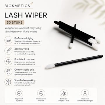 BIOSMETICS LASH WIPER 50st