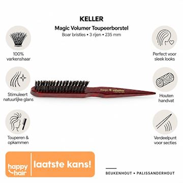 KELLER BORSTEL 015.08.40 MAGIC VOLUMER TOUPEERBORSTEL*