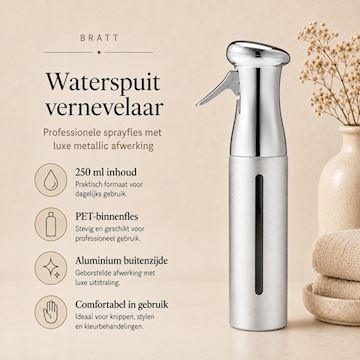 BRATT WATERSPUIT VERNEVELAAR METALLIC SILVER 250ml art.4970
