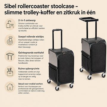 SIBEL ROLLERCOASTER STOOLCASE