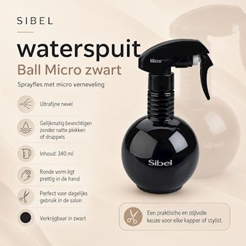 SIBEL WATERSPUIT BALL MICRO ZWART P000773