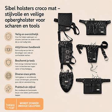 SIBEL HOLSTER CROCO MAT