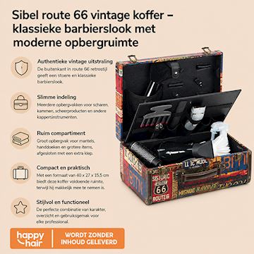 SIBEL KOFFER ROUTE 66 VINTAGE P000709