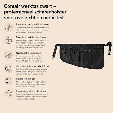COMAIR 3010090D WERKTAS ZWART