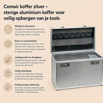 COMAIR 3011173 KOFFER ZILVER