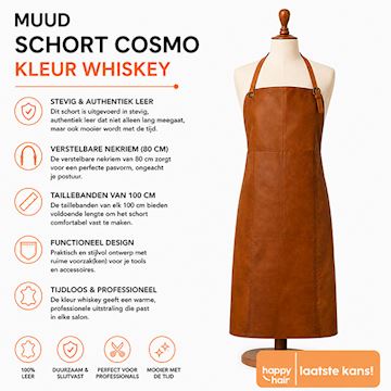 MUUD SCHORT COSMO KLEUR WHISKEY*