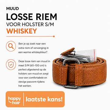 MUUD LOSSE RIEM VOOR HOLSTER S/M WHISKEY*
