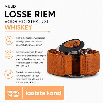 MUUD LOSSE RIEM VOOR HOLSTER L/XL WHISKEY*