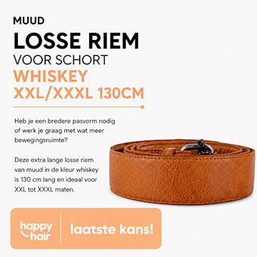 MUUD LOSSE RIEM VOOR SCHORT WHISKEY XXL/XXXL 130cm*