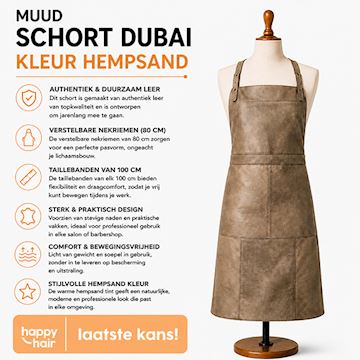 MUUD SCHORT DUBAI KLEUR HEMPSAND*