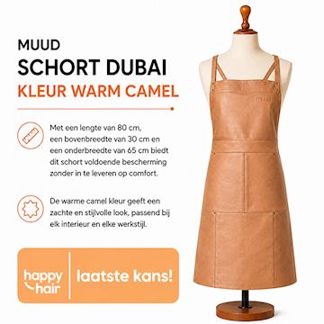 MUUD SCHORT DUBAI KLEUR WARM CAMEL*