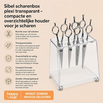 SIBEL SCHAARSTANDAARD PLEXI TRANSPARANT P000008