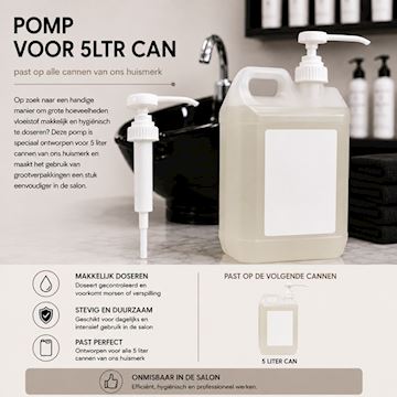 SALONGEBRUIK POMP VOOR 5LTR CAN