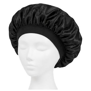 BEAUTY PILLOW SATIN BONNET BLACK