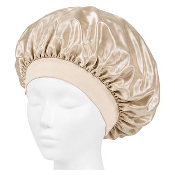 BEAUTY PILLOW LUXURY SILK BONNET CHAMPAGNE