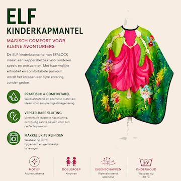 EFALOCK 14102216 KINDERKAPKLEED ELF (36)