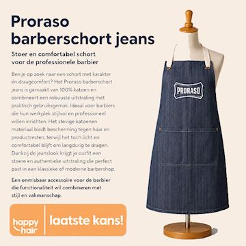 PRORASO BARBERSCHORT JEANS (120)*