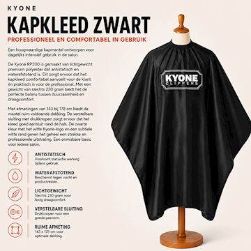 KYONE* RP200 KAPKLEED ZWART (KW3)