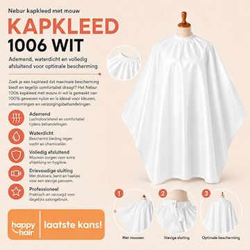 NEBUR 1006 KAPKLEED MET MOUW WIT (87)*