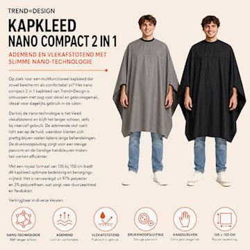 TREND=DESIGN KAPKLEED NANO COMPACT 2 IN 1