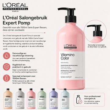 L'OREAL SALONGEBRUIK EXPERT POMP VOOR 1500ml