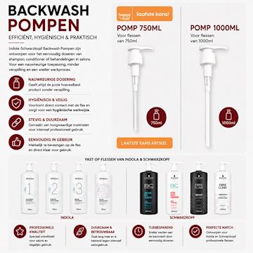 INDOLA/SCHWARZKOPF BACKWASH POMP
