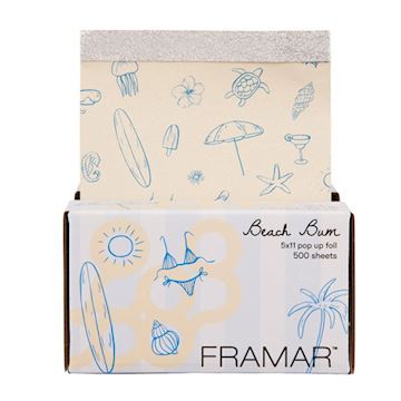 FRAMAR ALUMINIUM FOLIE SHEETS 13x28cm POP UP BEACH BUM*