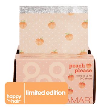 FRAMAR ALUMINIUM FOLIE SHEETS 13x28cm POP UP PEACH PLEASE*