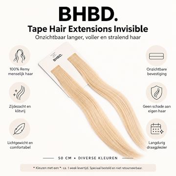 BHBD TAPE EXTENSIONS INVISIBLE 50cm (12st)