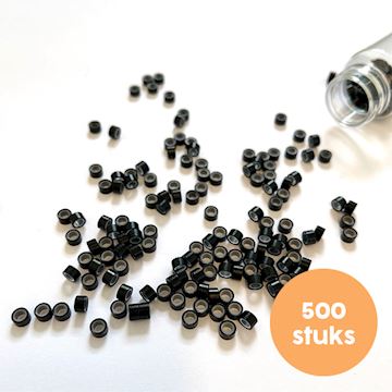 BHBD WEFT BEADS - BLACK 500st