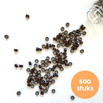 BHBD WEFT BEADS - BROWN 500st